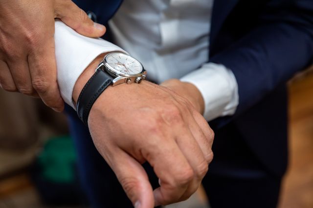 luxury watch close up